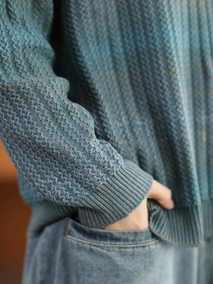 Tie-dye Knitted Sweater