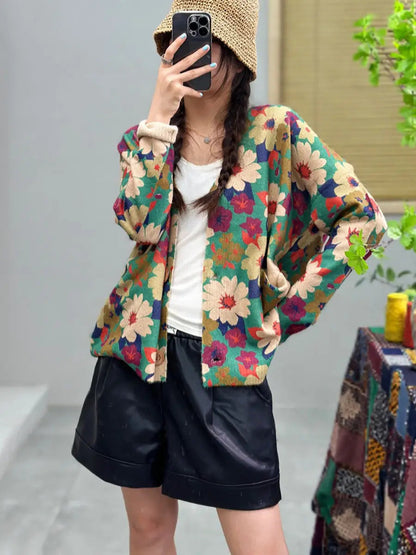 Flower Knitted Sweater