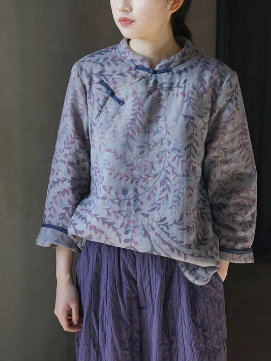Leaf Cotton Padded Coat