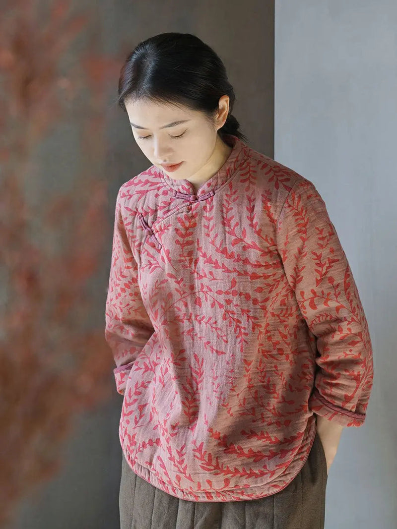 Leaf Cotton Padded Coat