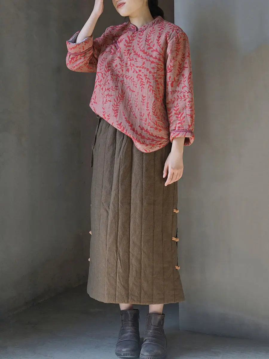 Leaf Cotton Padded Coat