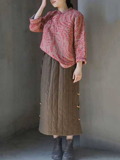 Leaf Cotton Padded Coat