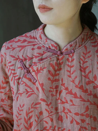 Leaf Cotton Padded Coat