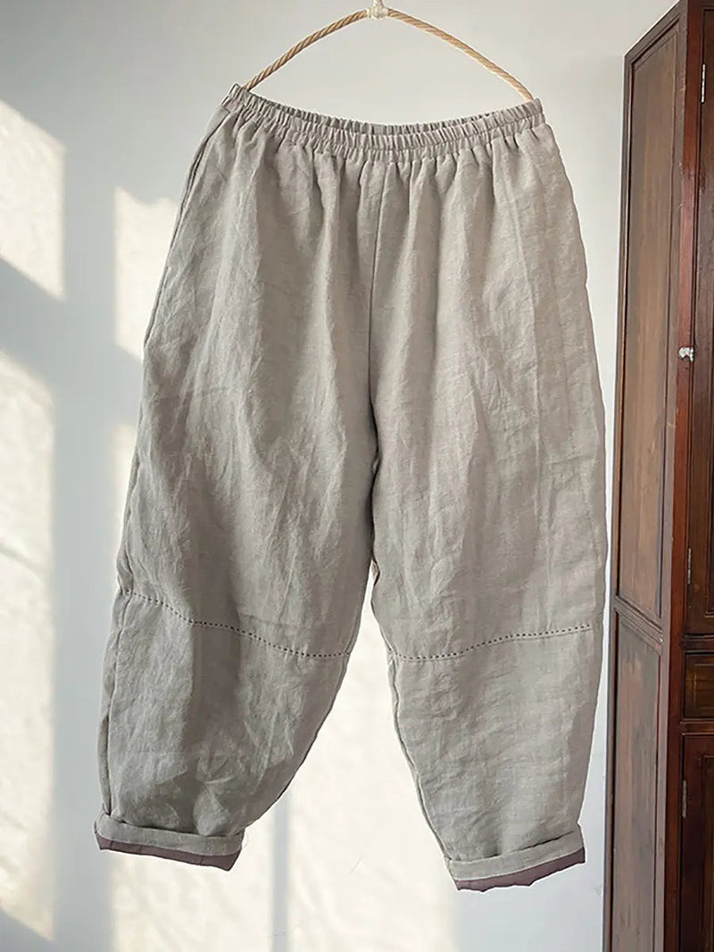Linen Harem Pants