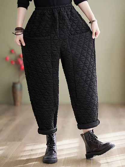 Cotton Loosee Padded Harem Pants