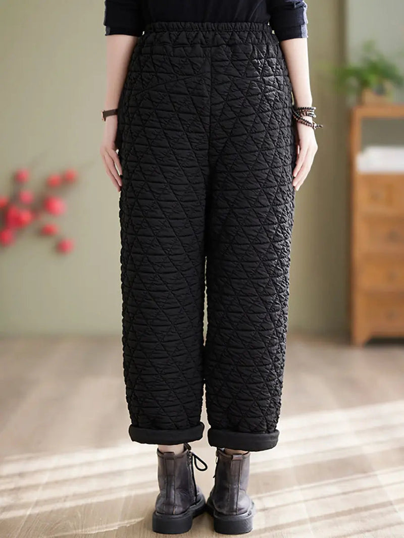 Cotton Loosee Padded Harem Pants