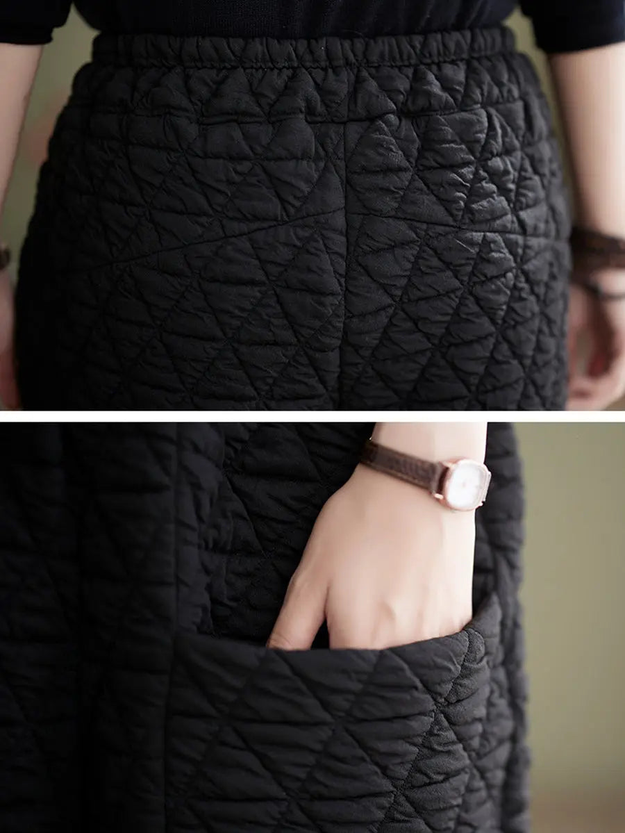 Cotton Loosee Padded Harem Pants