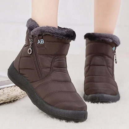 Boots Warm Winter Boots Ankle Fur Bota Feminina Winter Shoes for Waterproof Snow Boots Female Short Botines