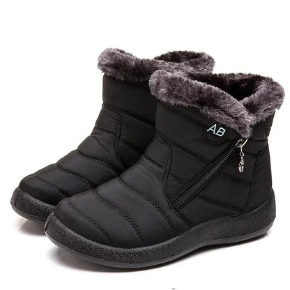 Boots Warm Winter Boots Ankle Fur Bota Feminina Winter Shoes for Waterproof Snow Boots Female Short Botines