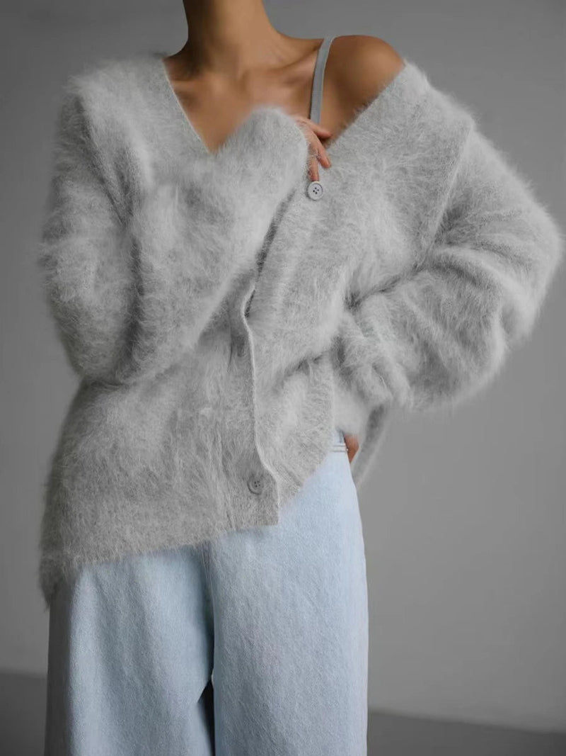 Cardigans V-neck Oversized Knitted Sweater