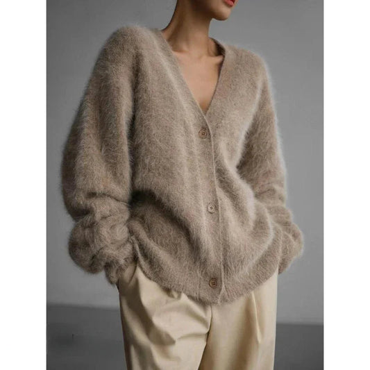 Cardigans V-neck Oversized Knitted Sweater