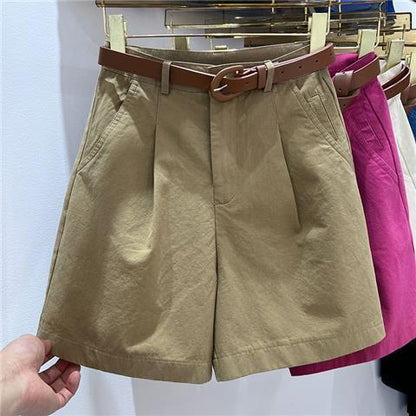 Denim Shorts High Waist Short Cotton Loose Bermuda Shorts