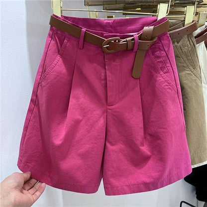 Denim Shorts High Waist Short Cotton Loose Bermuda Shorts