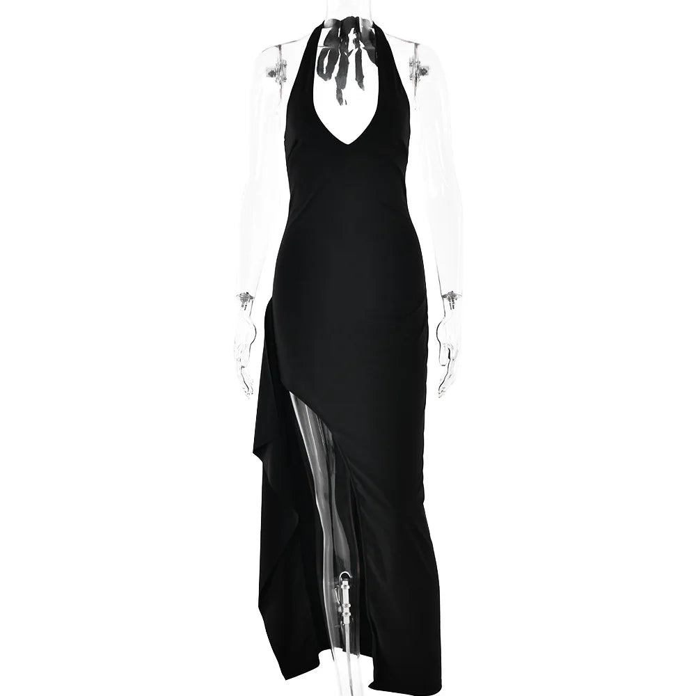 Split Korean Long Es Midi Dresses