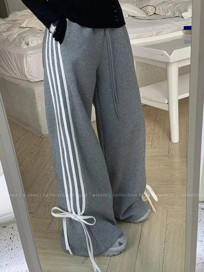 Y2k Elastic Waist Gothic Hiphop Sporting Sweatpants