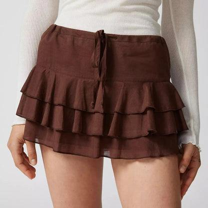 Summer Ruffle Tiered Skirt