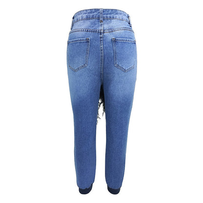 Jeans Pants High Waist Mom Show Pants Spring Summer Retro Street Loose Wide Leg Pants