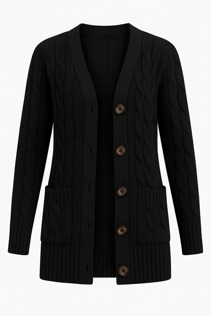 Fiona | Spring Cable Knit Cardigan