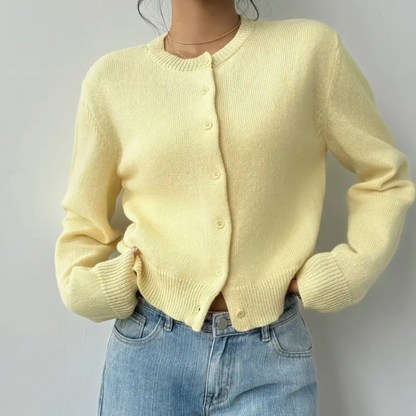 Fiona | ’s Spring Cropped Button Cardigan