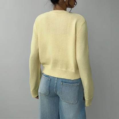 Fiona | ’s Spring Cropped Button Cardigan