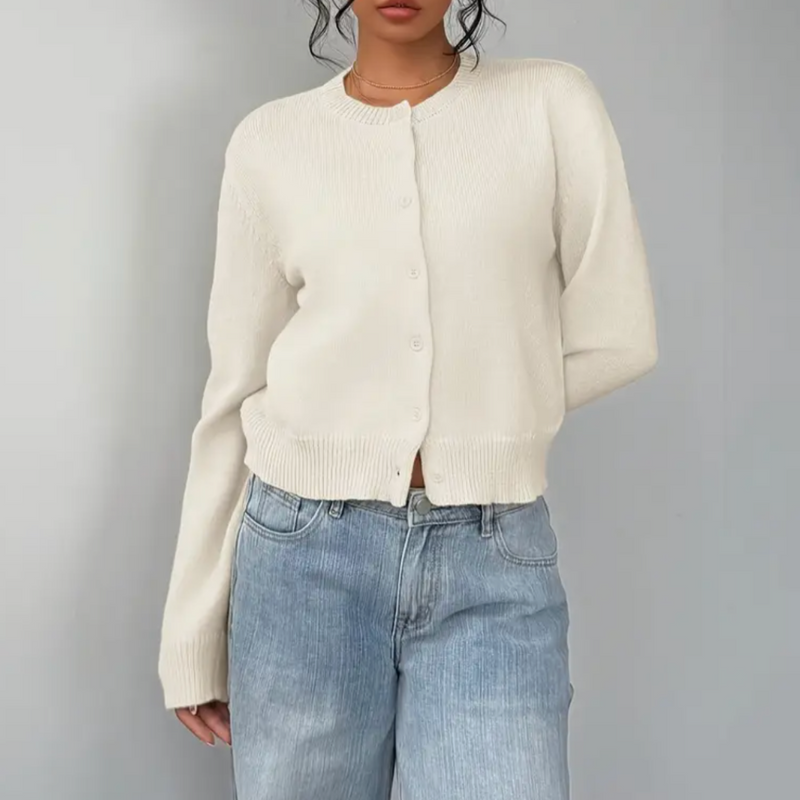 Fiona | ’s Spring Cropped Button Cardigan