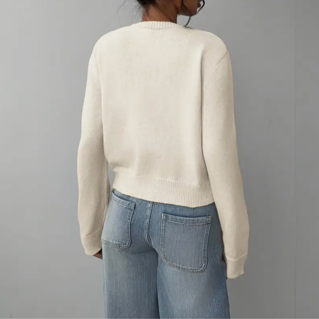 Fiona | ’s Spring Cropped Button Cardigan