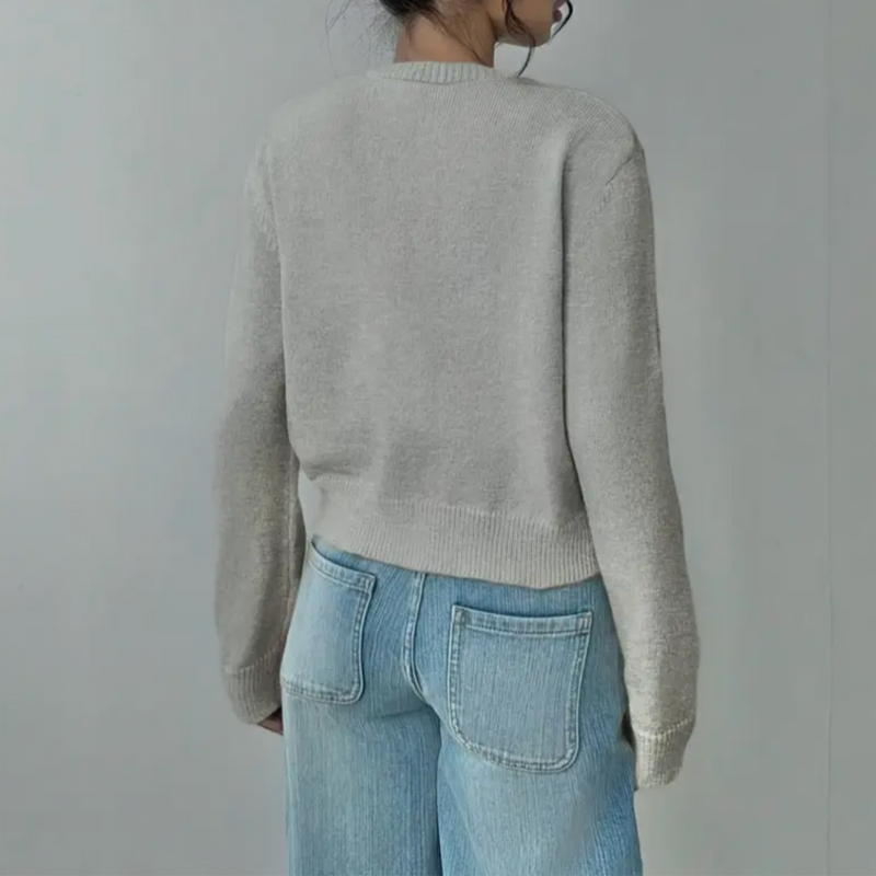 Fiona | ’s Spring Cropped Button Cardigan