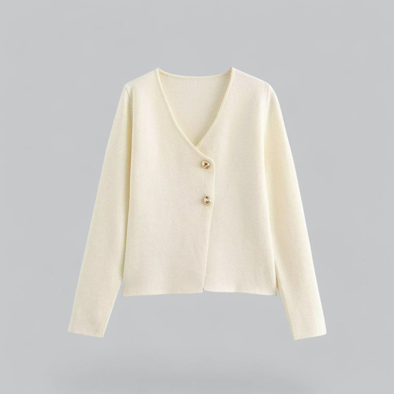 Grace | Spring Minimal Button Cardigan