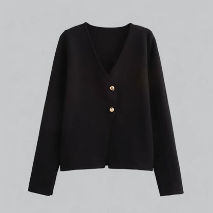 Grace | Spring Minimal Button Cardigan