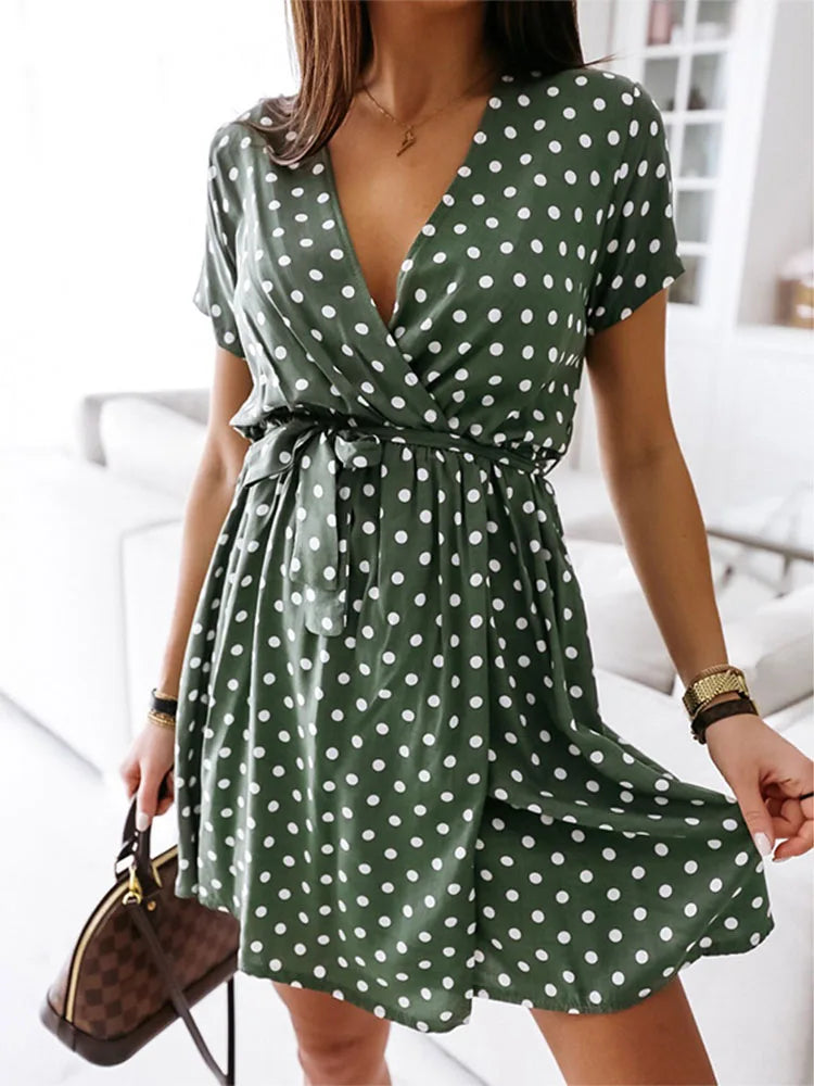 Strapless Hollow Backless Beach Party Club Midi Dresses