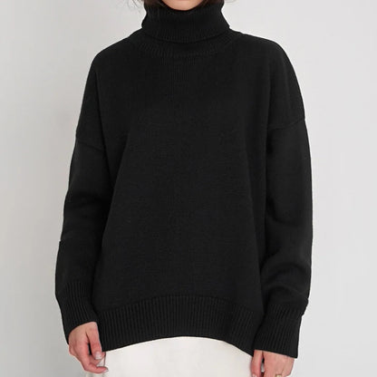 Turtleneck Oversized Chunky Long Loose Slouchy Sweater