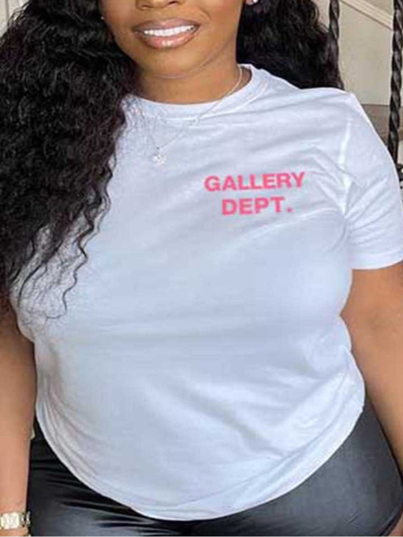 Gallery Dept Letter Print T-shirt Ar506