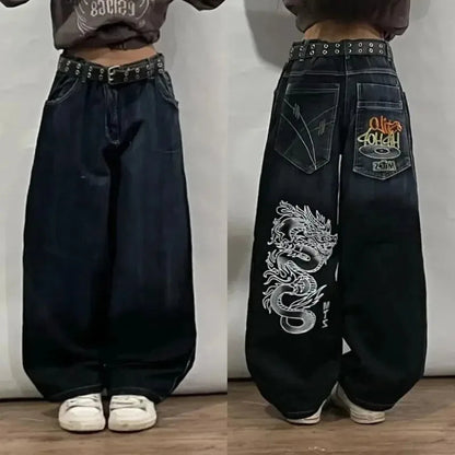 Y2k Baggy Jeans Hip Hop Wide Leg Pants