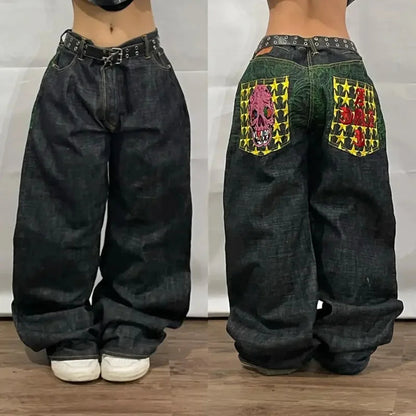 Y2k Baggy Jeans Hip Hop Wide Leg Pants