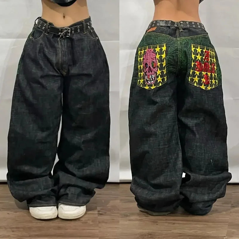 Y2k Baggy Jeans Hip Hop Wide Leg Pants