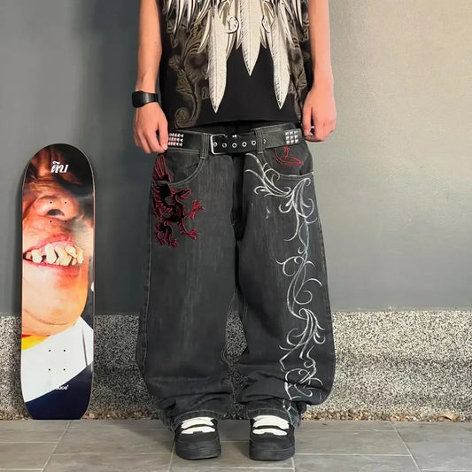 Y2k Baggy Jeans Hip Hop Wide Leg Pants