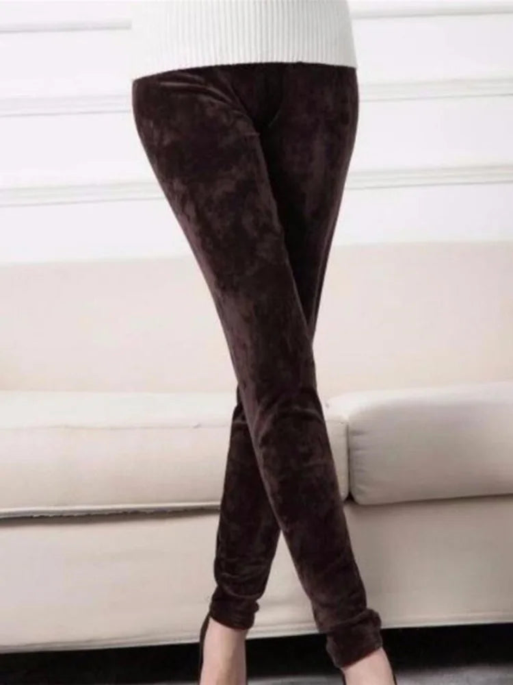 Double Sided Color Velvet Sweatpants