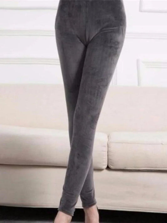 Double Sided Color Velvet Sweatpants