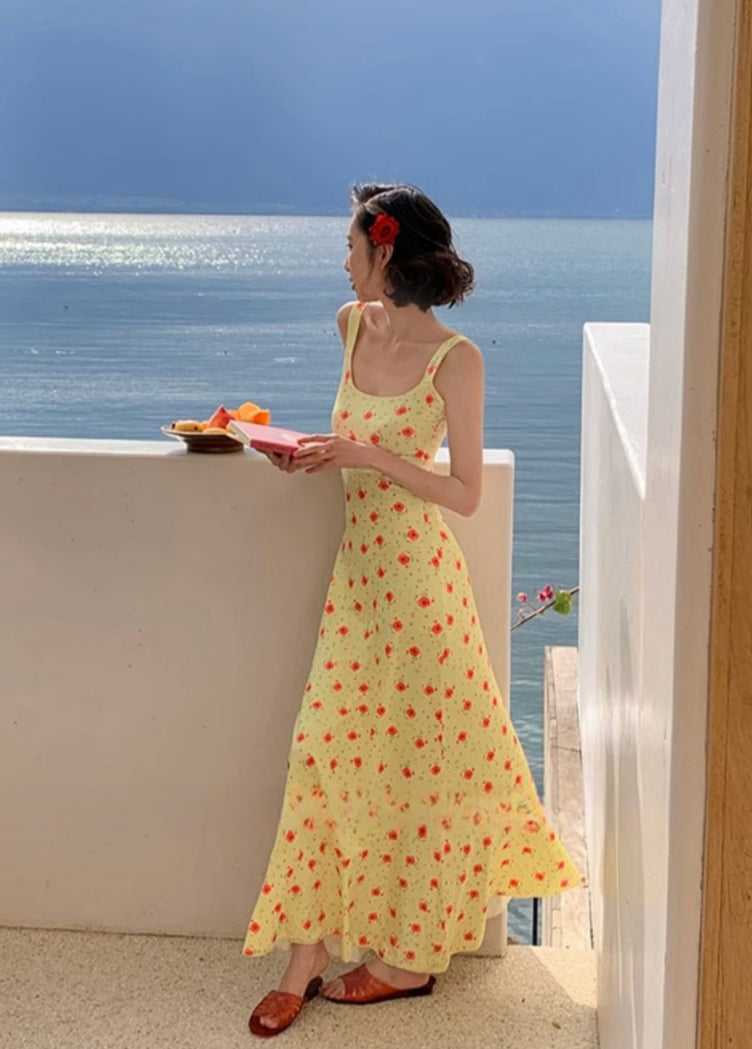 Yellow Resort Maxi Dress