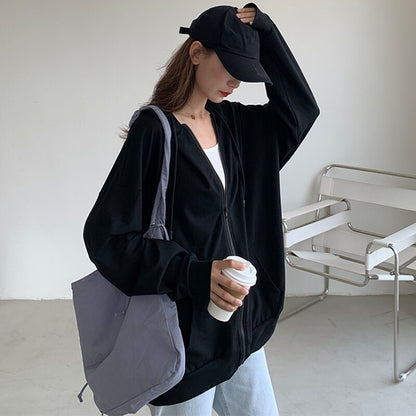 Dressbetty - Color Simple Zip-up Coats