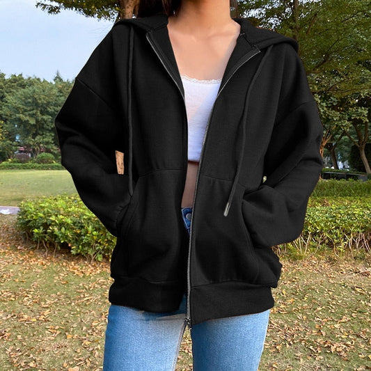 Dressbetty - Color Simple Zip-up Coats