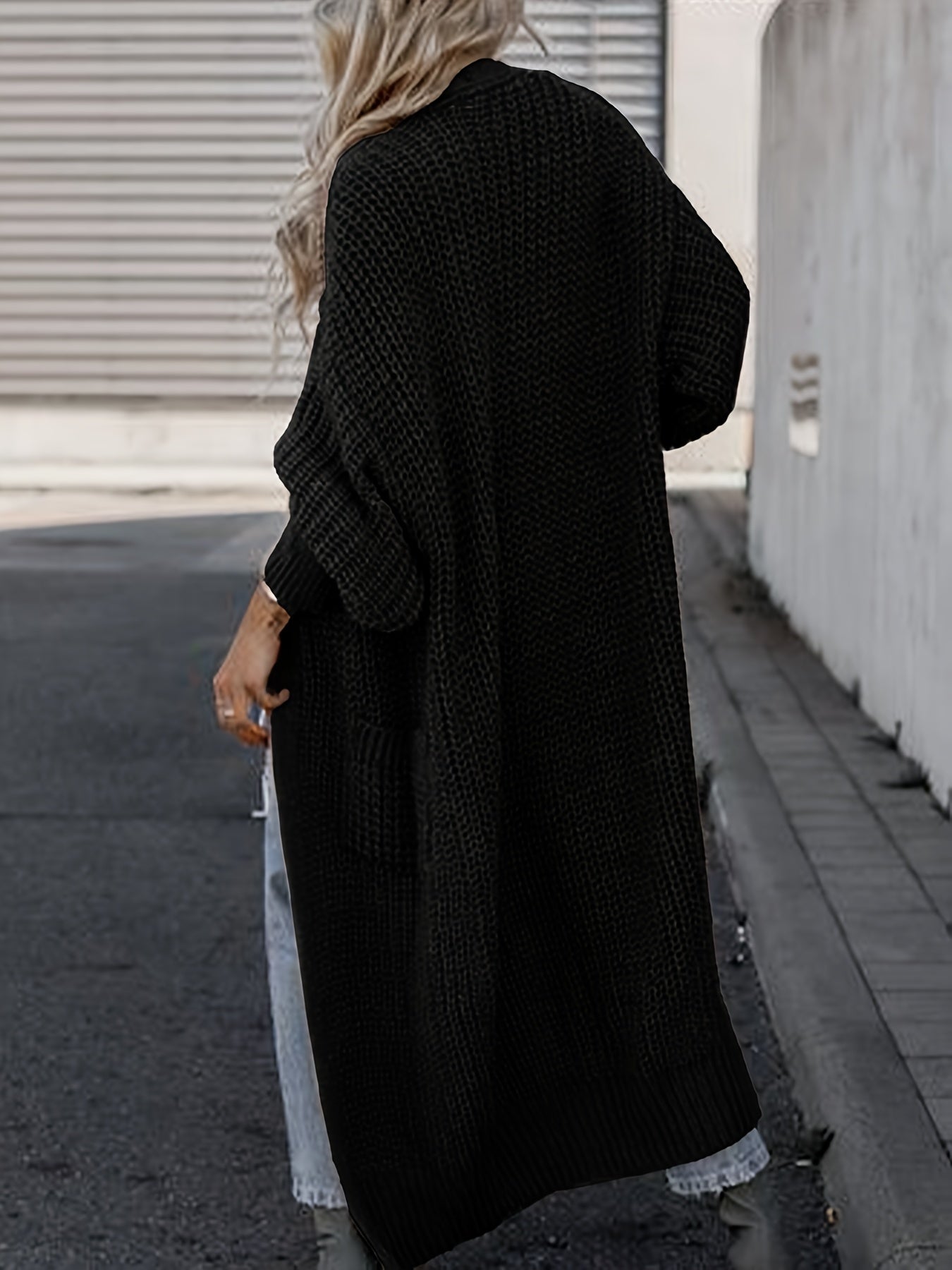 Open Front Pocket Cardigan Dn6321