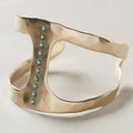 Inlaid Turquoise Stones Ring