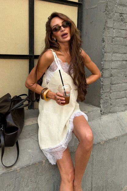 Lace Cami Mini Dress