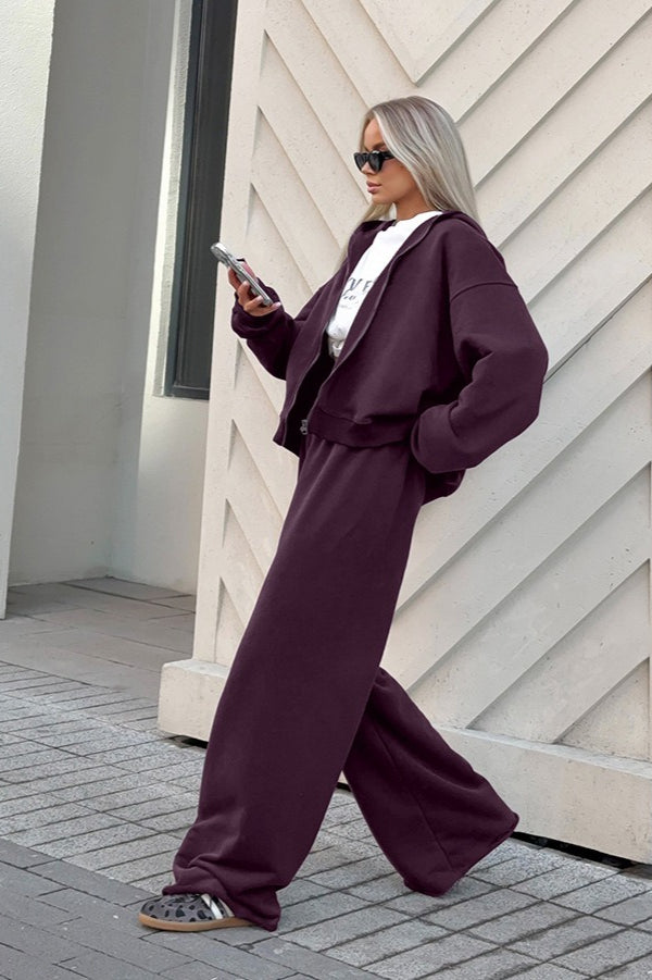 Hooded Sweatshirt and Jogger Two Piece Set