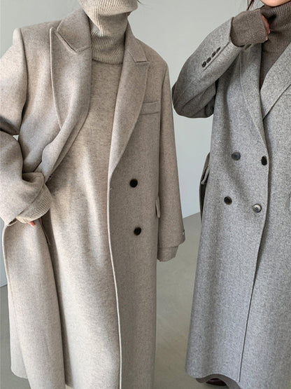 Khaki High-neck Long Sleeve Sweater Dress An1061