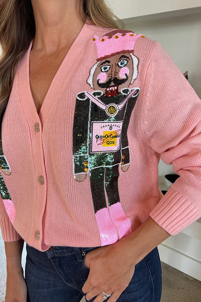 White Butterfly Nutcracker Cardigan