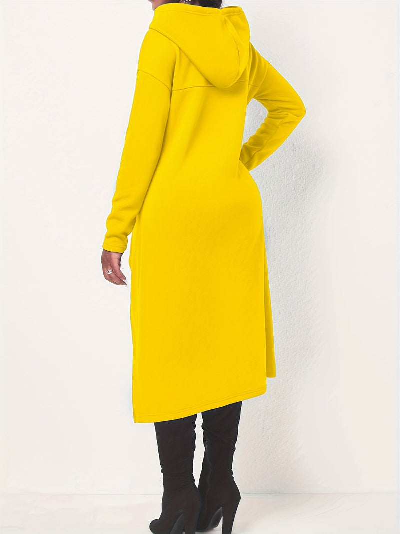 Long Sleeve Drawstring Hoodie Sweatshirt Kr0741