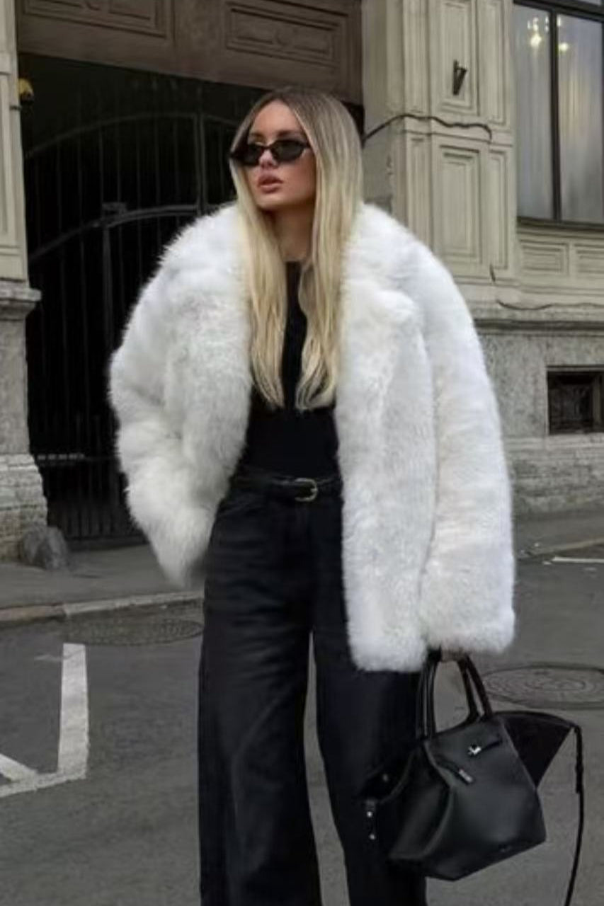 Eco Faux Fur Coat