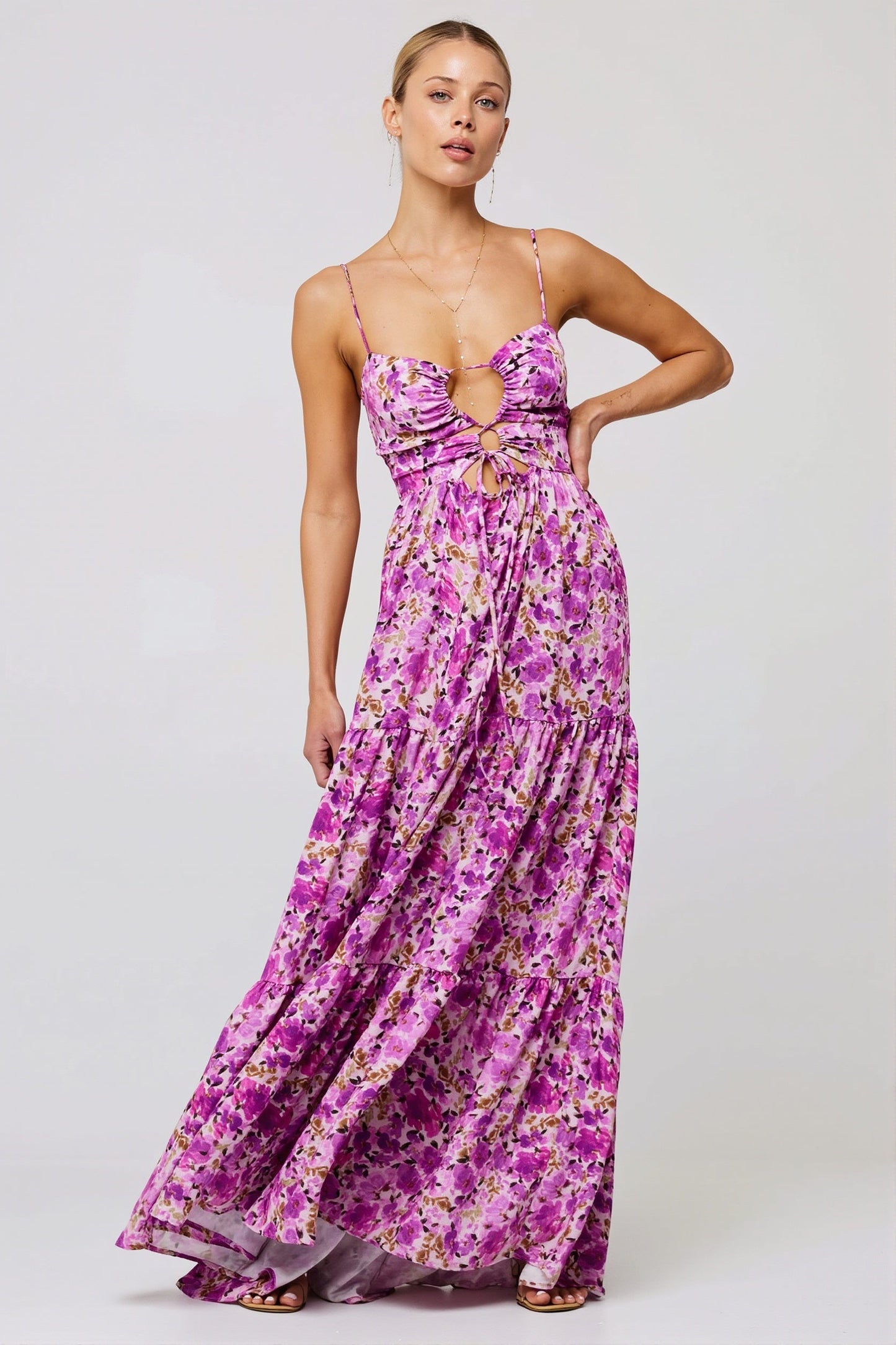 Splice Swing Cami Maxi Dress